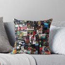 100 Best Horror Movies Of All Time Collage Pillow