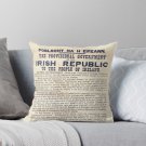 1916 Irish Proclamation Pillow