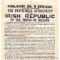 1916 Irish Proclamation Pillow
