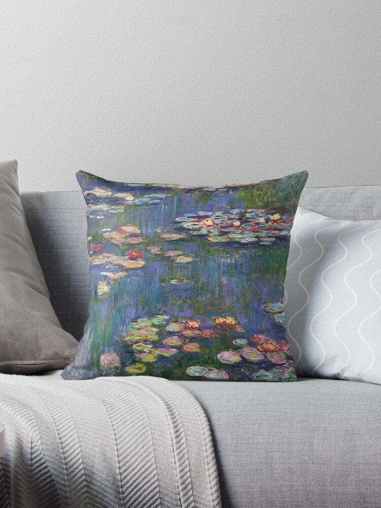 1916-claude Monet-waterlilies-200 X 200 Pillow