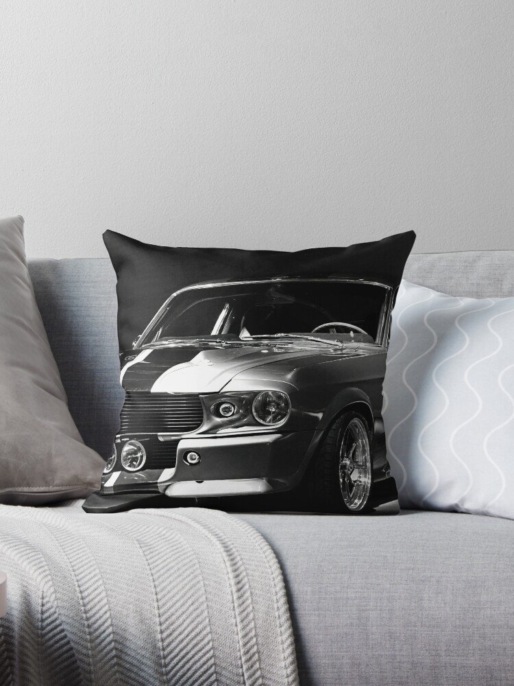 1967 Ford Mustang Shelby Gt 500 Pillow