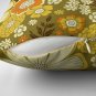 1970s Retro_vintage Floral Pattern Pillow