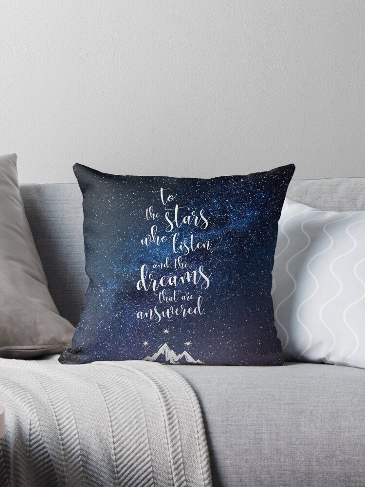 A Court Of Mist & Fury Quote Pillow