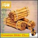 ALBA QUALITY 5" STICKS 100% PURE ORGANIC CEYLON CINNAMON -250g