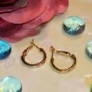 Gold Hoop Earrings-25531