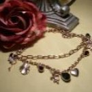 Gold Charm Necklace-75089