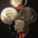 4 US Coins 2020 PDSS Kennedy Half Dollar 2x Biz Strike 99.9% Clad Proof Silver
