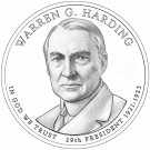 2014 by US Mint Proof Set S Proof Warren Harding Presidential Golden Dollar 1 US Coin