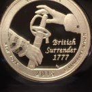 2015 S Best Saratoga National Historical Park 90% SILVER PROOF QUARTER New York 1 US Coin