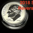 1 US Coin 90% Silver Proof Dime Roosevelt 10�� via San Fran US Mint Set 18XE 2018 S REVERSE