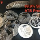 2019 Only 1 Troy Ounce 99% Silver Round Quarters 5 US Coins Proof  Lot Oz ATB .999