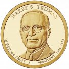 S Harry S Truman Presidential 2015 Golden Dollar Proof via US Mint Set Trueman 1 US Coin