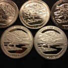 5 US Coins PDSSS 2014 Great Sand Dunes Park Clad 90% Silver Proof Quarter