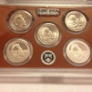 Clad 90% Silver Proof Frame 2014 PDSS Arches State Park Quarters Utah 5 US Coins