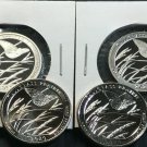 4 US Coins 2020 PDSS Tallgrass Prairie Preserve Kansas Quarter PD unc Clad Silver Proof
