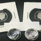 4 US Coins 2020 Dime Roosevelt 99.9% US Mint SILVER CLAD PROOF Bank PD 10�� Cents