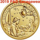 Indians In The Space Program Dollar Set s PD 2019 SACAGAWEA NATIVE AMERICAN 2 US Coins