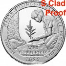 S Marsh Billings Rockefeller Land Stewardship Vermont Clad Proof Quarter VT 2020 1 US Coin