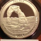 2 US Coins SET New BU 2014 P D Arches National Park QUARTER Utah STATE U S Mint ATB