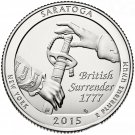 QUARTER SET Mints 2 x 2015 PDS Saratoga National Historical Park NY 6 US coins