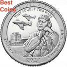 3 US COINS Best BU 2021 PDS Tuskegee Airmen WWII Airplanes Alabama War Quarters ATB