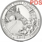 2 Sets 2015 PDS New Blue Ridge Parkway QUARTER North Carolina 6 US Coins ATB