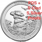 2016 PDSSS Shawnee National Forest QUARTER SET 90% Silver Proof Clad 5 US coins