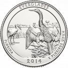 3 US Coins 2014 PDS Everglades National Park QUARTER Florida New US Mint State