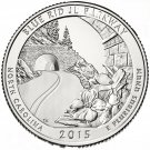 10 US Coins 2015 PDSSS Blue Ridge Parkway QUARTER Clad 90% Silver Proof