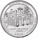 QUARTER SET Mints 2016 PDS Harpers Ferry National Historical Park 3 US Coin