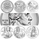 3 US Coins Saratoga National Historical Park New York QUARTER SET Mints 2015 PDS