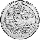US Low Cost 2018 PD Apostle Islands National Lakeshore Quarter MI 2 US Coins