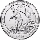 2016 PDS Fort Moultrie National Park QUARTER SET PDS Mint 3 US Coins
