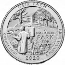 Best 2x PDS Weir Farm National Historic Site Connecticut Quarters P D S 2020 6 US Coins