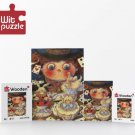 WitPuzzle the Mad Hatter and Alice Alien Wood Puzzle Adult Intelligence Time toy