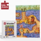 WitBuzz "Treasure Hunt" Alien Wooden Puzzle Adult Intelligence Time killing Toy