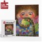 WitBuzz "Thumbelina" High difficulty Alien Wooden Puzzle Adult Intelligence Time killing Toy