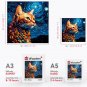Alien Wooden Puzzle "Fg001- Starry Sky Cat" Adult Intelligence Time killing Toy