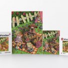 WitBuzz "Picnic" High difficulty Alien Wooden Puzzle Adult Intelligence Time killing Toy