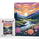 WitBuzz "Sunset" Alien Wooden Puzzle Adult Intelligence Time killing Toy