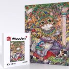 Alien Wood Puzzle "Cat Chief" Adult Intelligence Time killing Toy