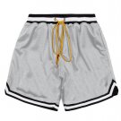 Men's Mesh sports Shorts solid color Loose Running Basketball shorts Gray Men's Mesh sports Shorts solid color Loose Running Basketball shorts Gray