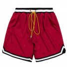 Men's Mesh sports Shorts solid color Loose Running Basketball shorts Red Men's Mesh sports Shorts solid color Loose Running Basketball shorts Red