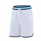 Men's Quick Dry Plus Size Running Basketball Shorts White Men's Quick Dry Plus Size Running Basketball Shorts White