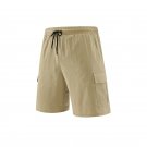 Men's Sport Gym Exercise Jogging Beach Short Pants Brown