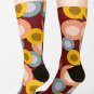 Abstract Floral Pattern Socks