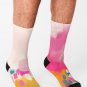 Abstract-pink Reflection With Orange, Blue Socks