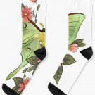 Actias Luna Moth Soft Green Socks