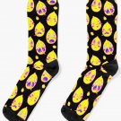 Adventure Time Lemongrab Faces (black) Socks Adventure Time Lemongrab Faces (black) Socks