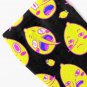 Adventure Time Lemongrab Faces (black) Socks